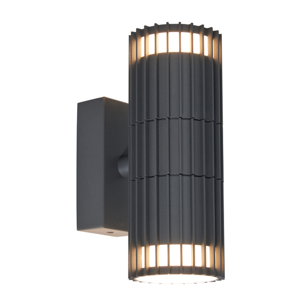 Muto Outdoor Up and Down Wall Light, Anthracite - Image 3
