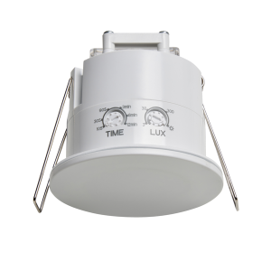 Tera Recessed Real Presence Microwave Motion Sensor - White