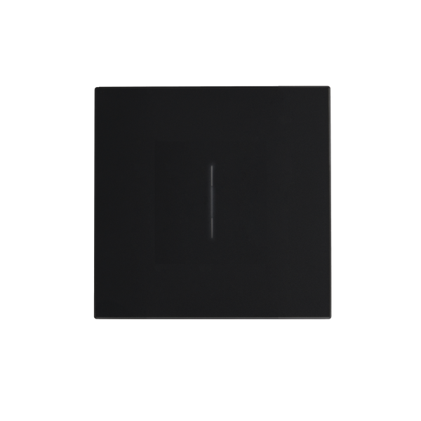 Decorative Glass Switch Black 1 gang