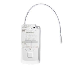 RF 1 Channel Kinetic Switch On/Off Receiver Non-dimmable