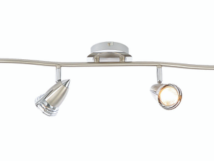 Elara Satin nickel 4 light bar