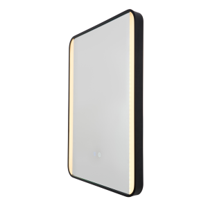 Lori CCT LED Bathroom Mirror with Motion Sensor and Demist - Matt Black