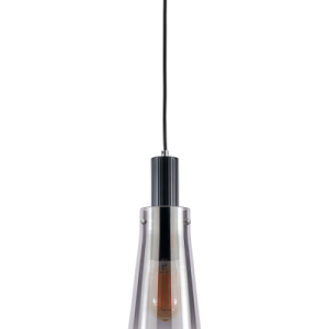 Atrani 1 light Kitchen/Diner Pendant - Black/Ombre