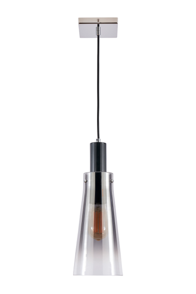 Atrani 1 light Kitchen/Diner Pendant - Black/Ombre