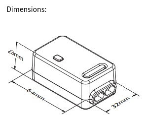 1 Channel Kinetic Receiver - White