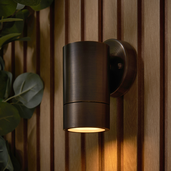 Brac Solid Brass Outdoor Up or Down Wall Light, Antique Bronze - Image 4