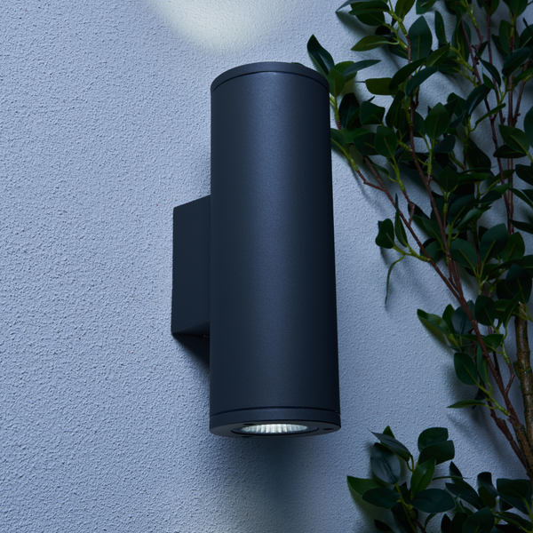Mizar Outdoor Up & Down LED Wall Light, Anthracite - Image 4