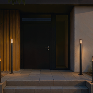 Muto Adjustable Outdoor Post Light, Anthracite