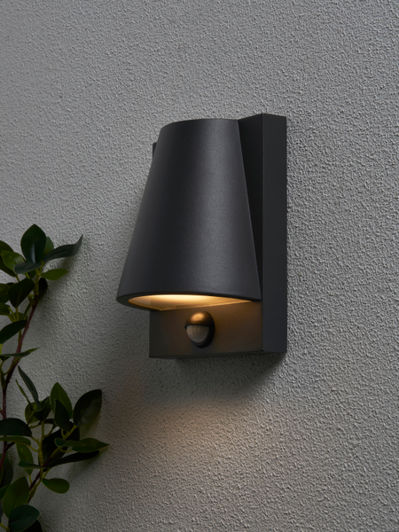 Vesoul Outdoor Wall Light with PIR Sensor, Anthracite