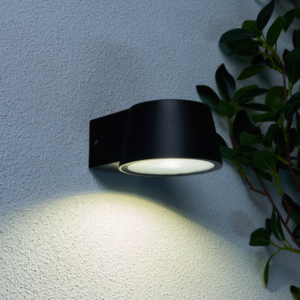 Reims LED Outdoor Wall Light - Black - Image 4