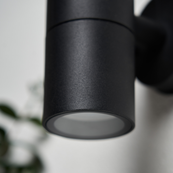 Neso Outdoor Single Up Or Down Wall Light, Black - Image 3