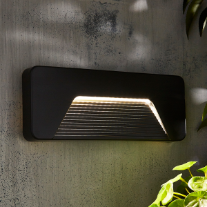 Breez 3 Watt LED Rectangular Surface Brick Wall Light, Anthracite