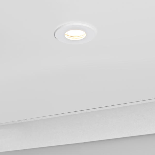 Yate IP65 Fixed Fire Rated IP65 Recessed Downlight - White - Image 2