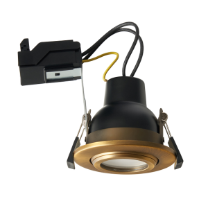 Eros IP65 GU10 Fire Rated Tilt Downlight Bronze