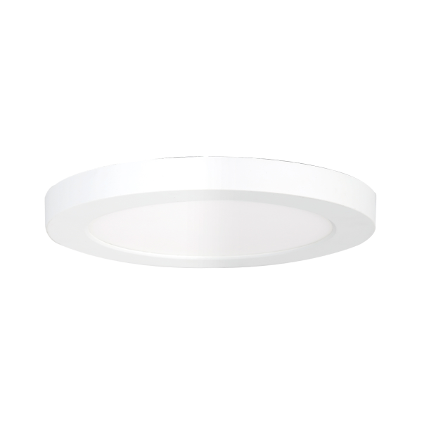 Tauri 12 Watt LED Flush Ceiling or Wall Light - White - Image 3