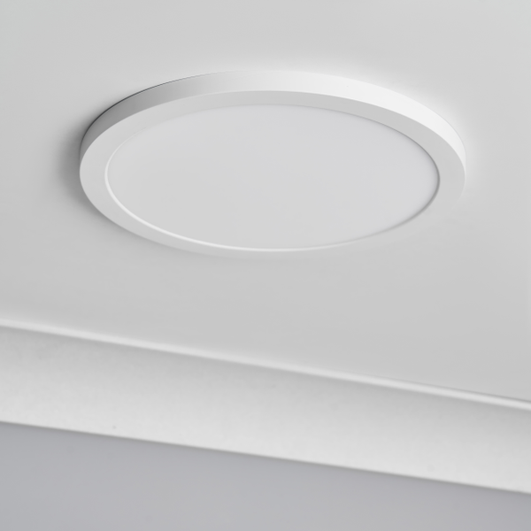 Tauri 24 Watt LED Flush Ceiling or Wall Light - White - Image 4