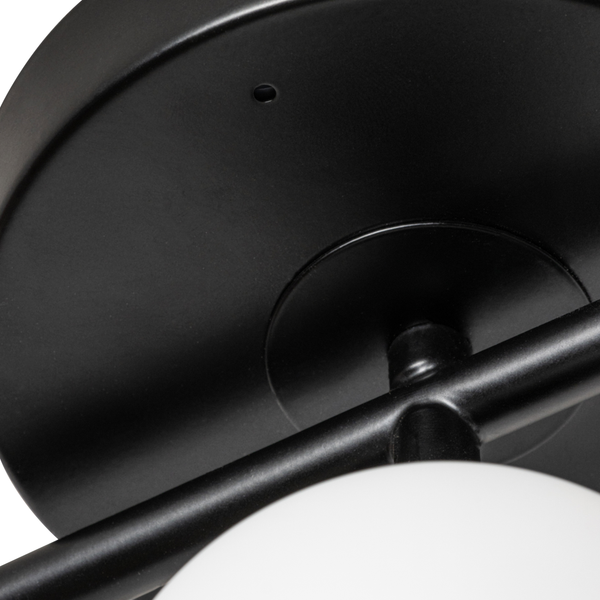 Toronto Bathroom Spotlight. IP44. Black - Image 2