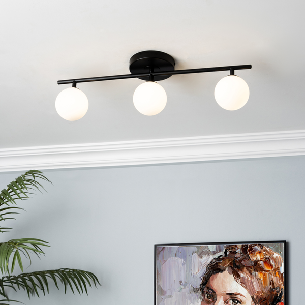 Toronto Bathroom Spotlight. IP44. Black - Image 3