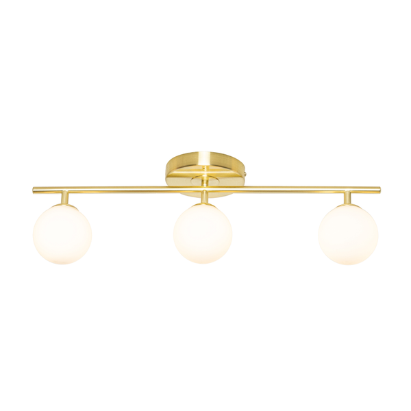Toronto Bathroom Spotlight. IP44. Sat Brass - Image 2