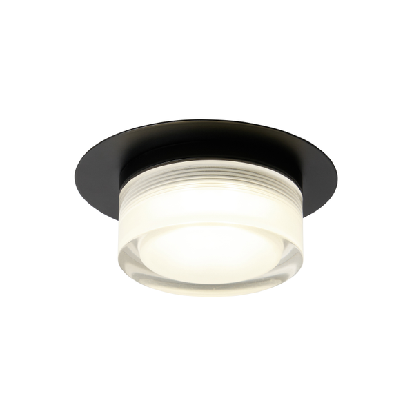 Amalfi LED Bathroom Dual Mount Ceiling Light, Matt black
