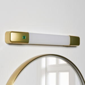 10w LED Shaver Light 3xCCT/Dim IP44 Satin Brass