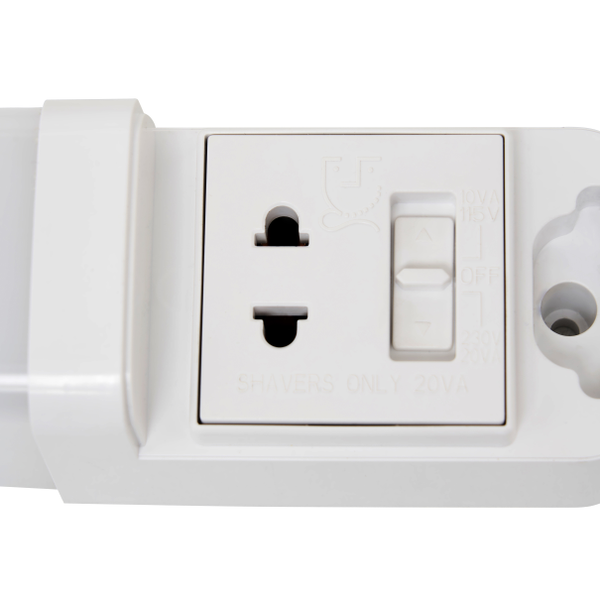 10w LED Shaver Light 3xCCT/Dim IP44 White