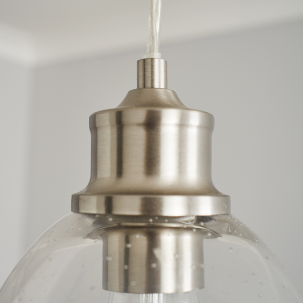 Wrenlee 1 Light Kitchen/Diner Pendant - Satin Nickel - Image 3