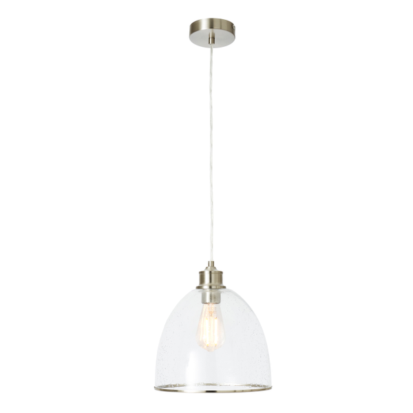 Wrenlee 1 Light Kitchen/Diner Pendant - Satin Nickel - Image 4