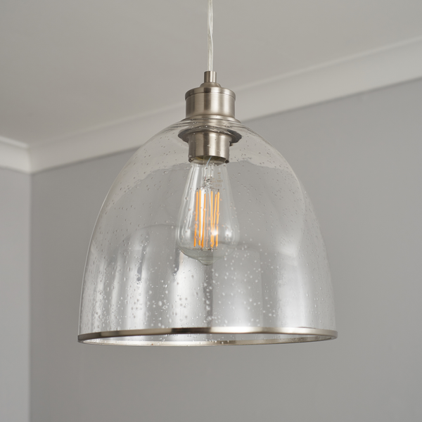 Wrenlee 1 Light Kitchen/Diner Pendant - Satin Nickel - Image 5