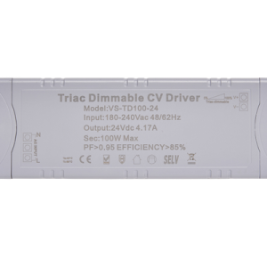 100W Triac Dimmble 24V Driver 180-240Vac IP20