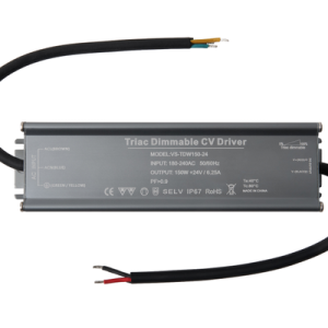 150W Triac Dimmble 24V Driver 180-240Vac IP65