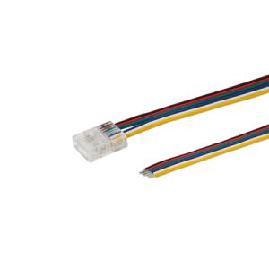 6Pin 12mm StriptoWiretoStripConnector/15cm 22 AWG wire