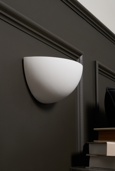 Mao Plaster Wall Qtr Uplighter White - Image 3