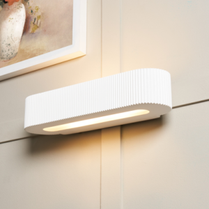 Getxo Plaster Wall Uplighter White