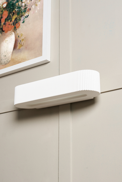 Getxo Plaster Wall Uplighter White - Image 3