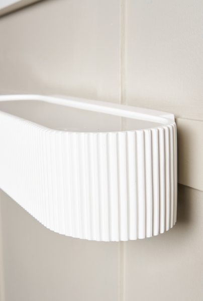 Getxo Plaster Wall Uplighter White - Image 4