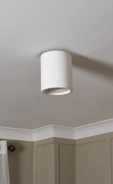 Ubeda Plaster Ceiling Down Light White - Image 2