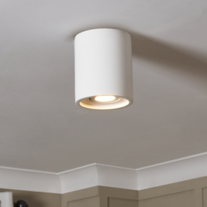 Ubeda Plaster Ceiling Down Light White