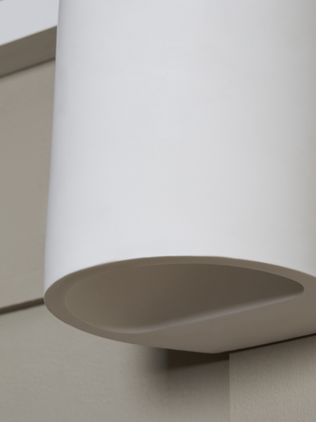 Osuna Round Up&Down Plaster Wall Light White - Image 4