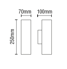 Carmona Up&Down Plaster Wall Light White - Image 4