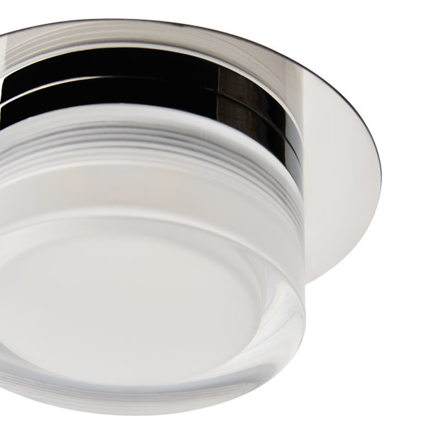 Amalfi LED Bathroom Dual Mount Ceiling Light, Chrome - Image 2