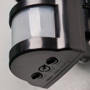 Alan Adjustable LED Outdoor Flood Light with PIR Sensor - Black