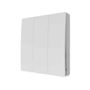 3 Gang Kinetic Push Switch Matt White IP65