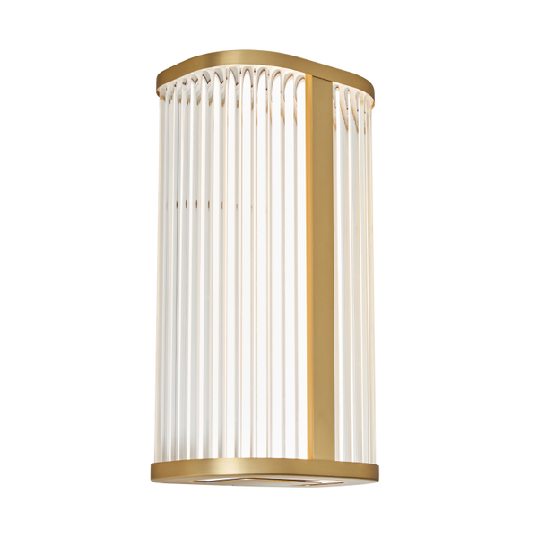 Nayru Bathroom LED CCT Wall Light, Satin Brass