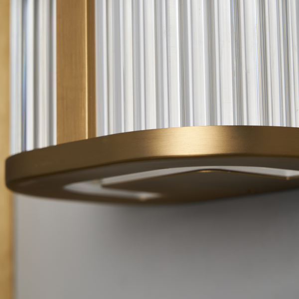Nayru Bathroom LED CCT Wall Light, Satin Brass - Image 3