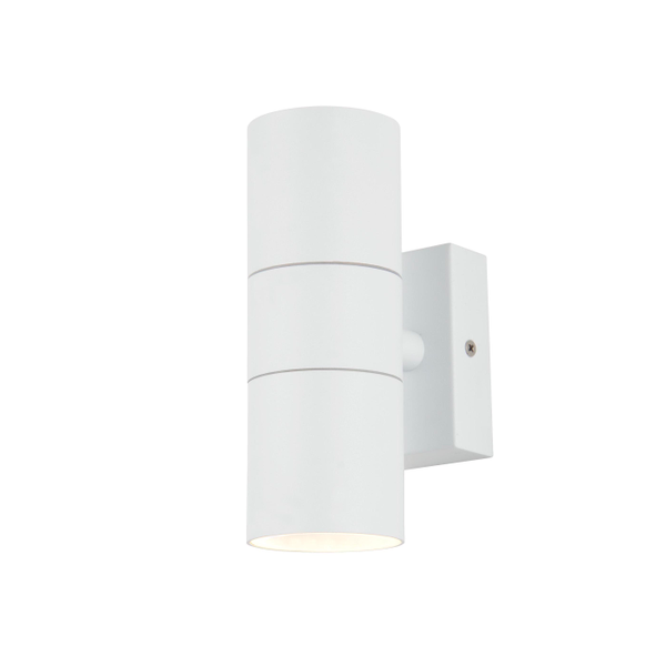 Leto 2 Light Up and Down Outdoor Wall Light - White - Image 4