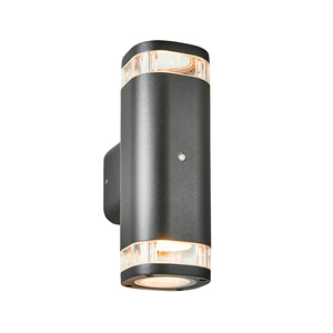 Eos 2 Light Up & Down Outdoor Wall Light with Photocell Sensor - Black - Image 5