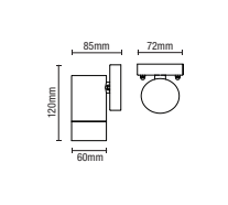 Brac Solid Brass Outdoor Up or Down Wall Light, Antique Bronze - Image 5