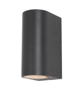 Antar Up and Down Outdoor Wall Light, Black - Image 6