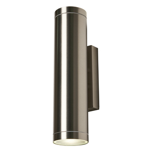 Brean 2 Light Outdoor Up & Down Wall Light - Stainless Steel - Image 11